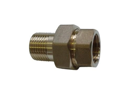 4300 šroubení topenářské přímé 3/8" mosaz