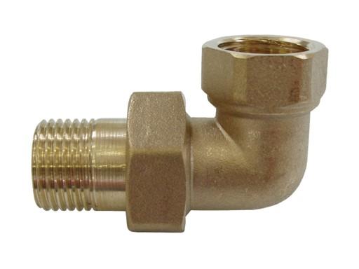 4301 šroubení topenářské rohové 1" mosaz