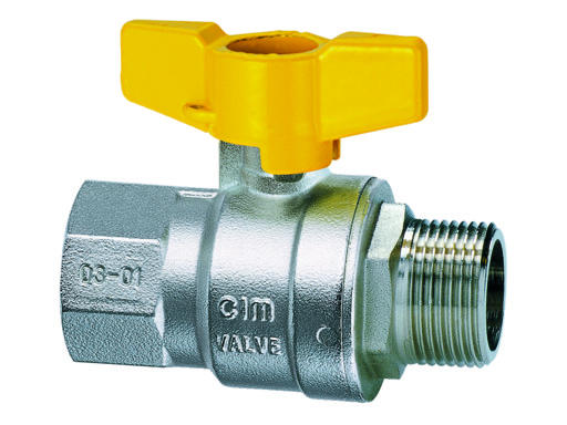 903 Plynový kulový kohout 3/4" motýl č.1