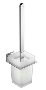 APOLLO WC štětka, mléčné sklo   