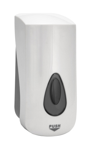 Dávkovač tekutého mýdla manuální-BÍLÝ