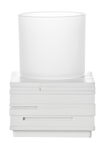 Doplněk BRICK WC sklenka na postavení,bílá