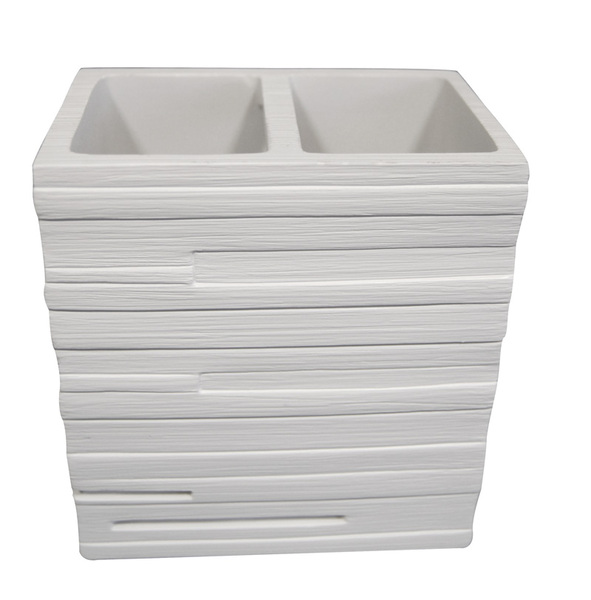 Doplněk BRICK držák kartáčků na postavení,bílý