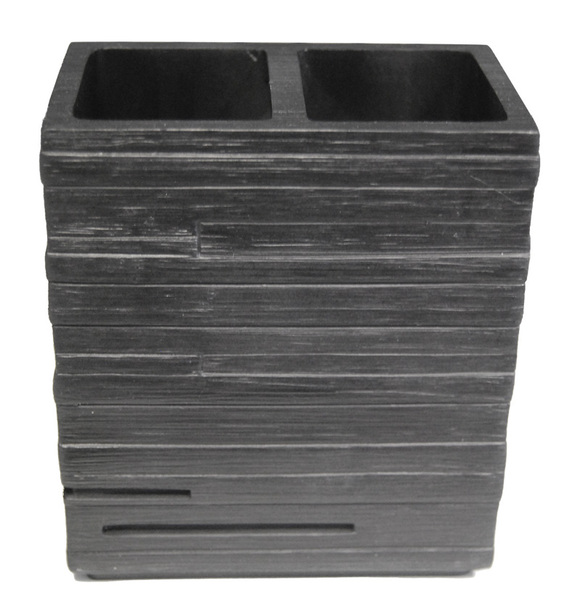 Doplněk BRICK držák kartáčkůna postavení,černý