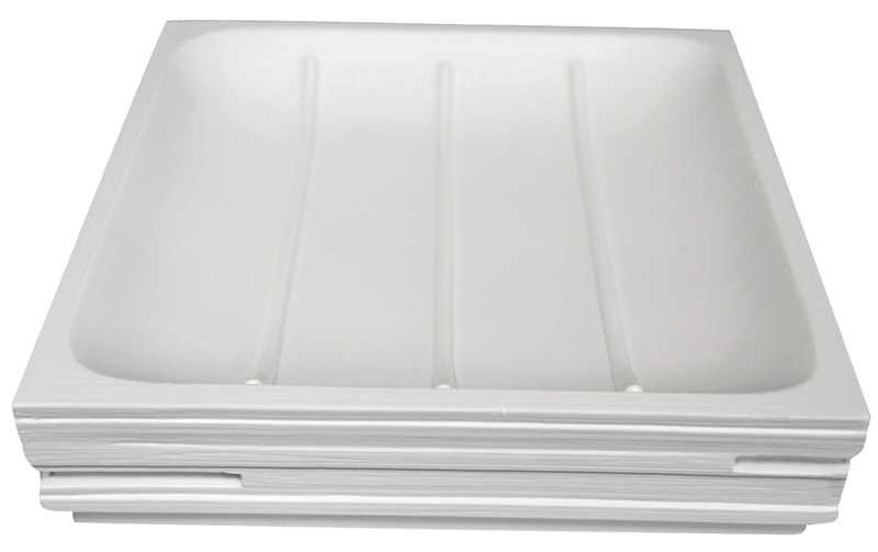 Doplněk BRICK mýdlenka na postavení,bílá