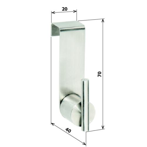 Doplněk NEO Věšáček na dveře NEREZ-MAT