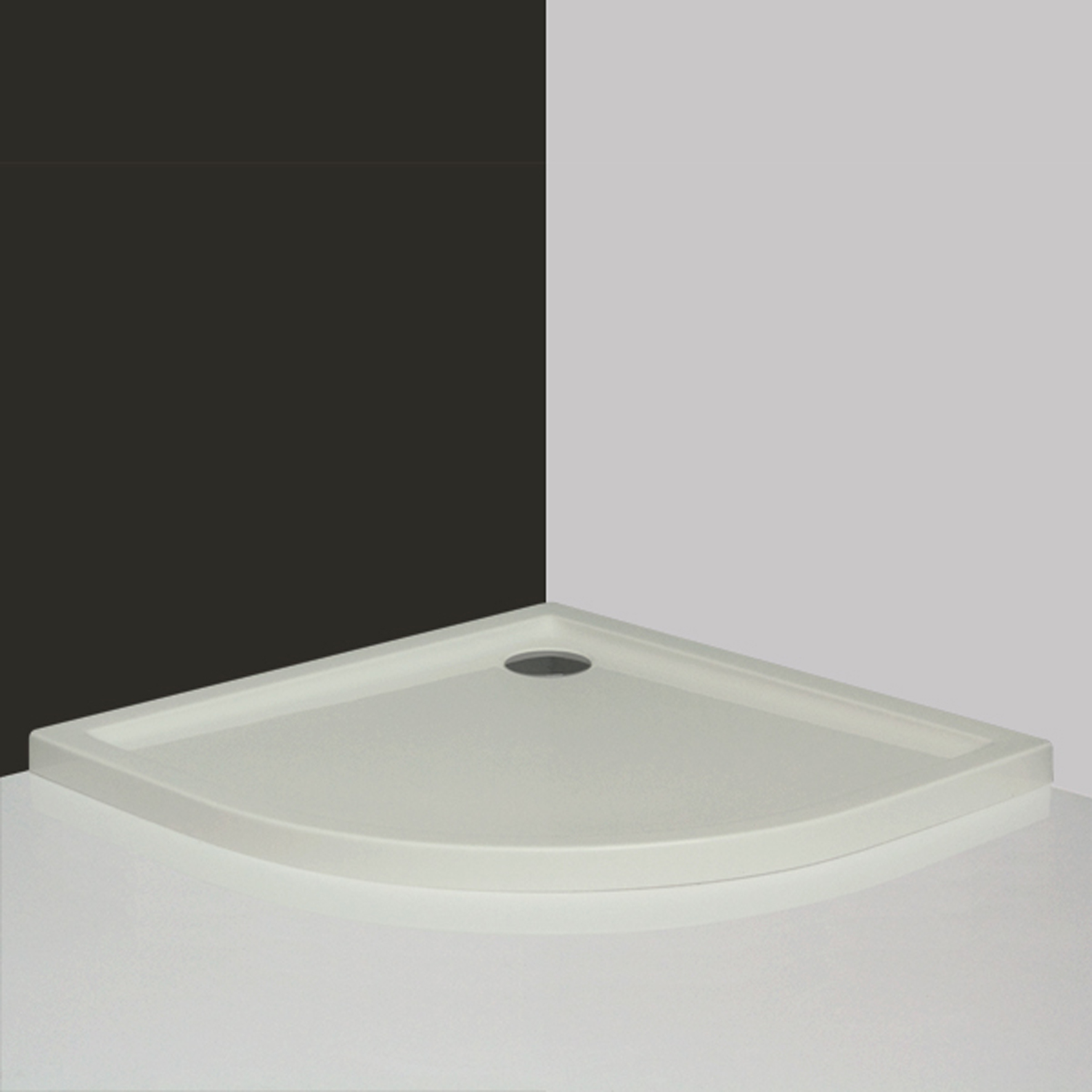 FLAT ROUND vanička 100 x 100 podezdění