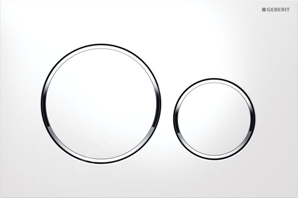 GEBERIT tlačítko SIGMA 20 bílá lesk/chrom  nový model