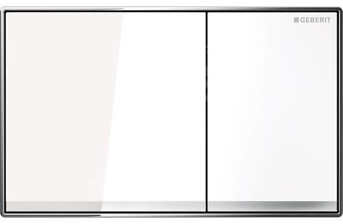 GEBERIT tlačítko SIGMA 60 bílé sklo