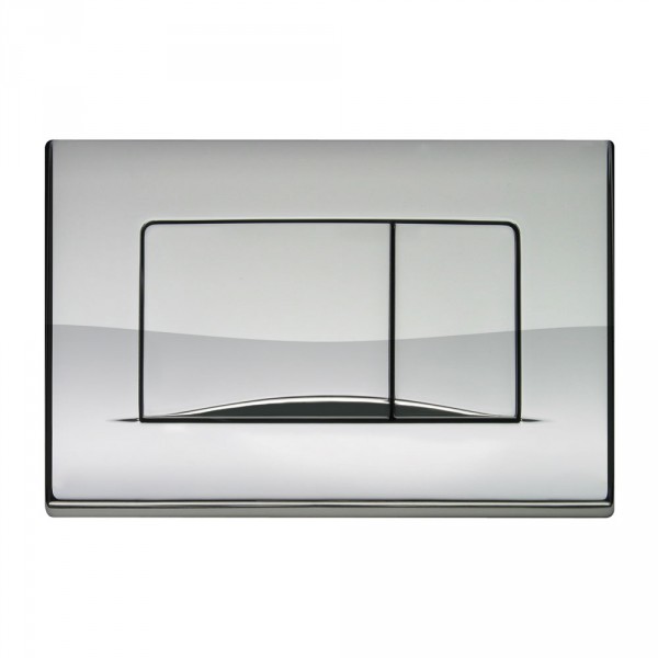 LIV tlačítko DUAL APLITE chrom lesk