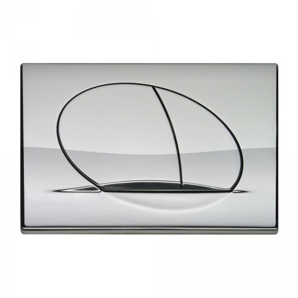 LIV tlačítko DUAL SELENITE chrom lesk