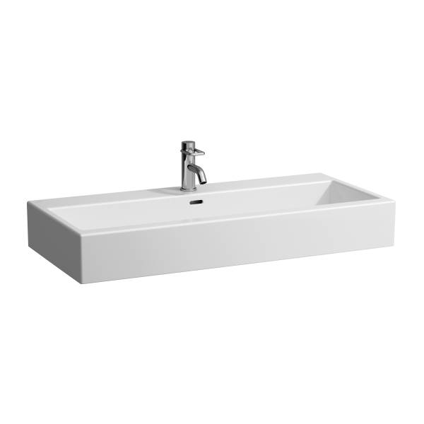 LIVING CITY umyvadlo 100x46 s 2 otvory pro 2 baterie   