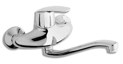 METALIA 56 dřezová 150 mm nástěnná chrom