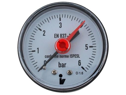 Manometr D 50 0-6 zadní