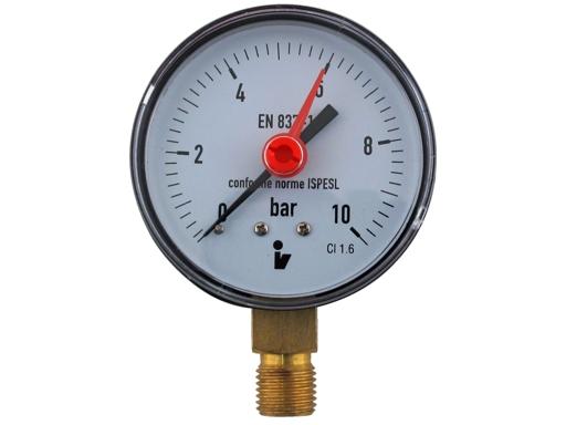 Manometr D 63 0-10 spodní