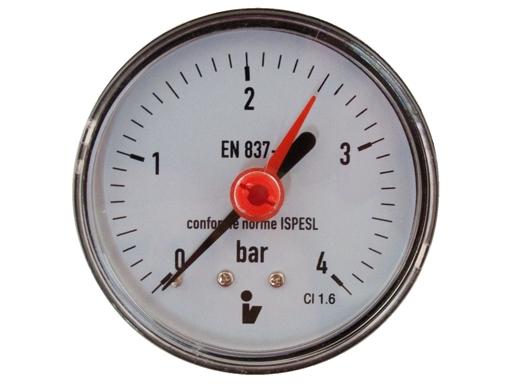 Manometr D100 0-4 zadní