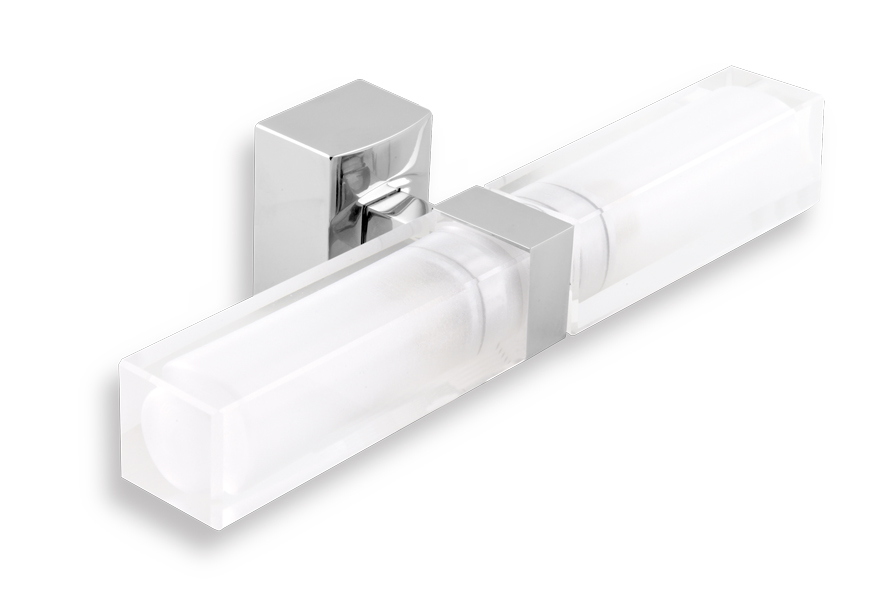 Osvětlení Novatorre hranaté koupelnové dvojité