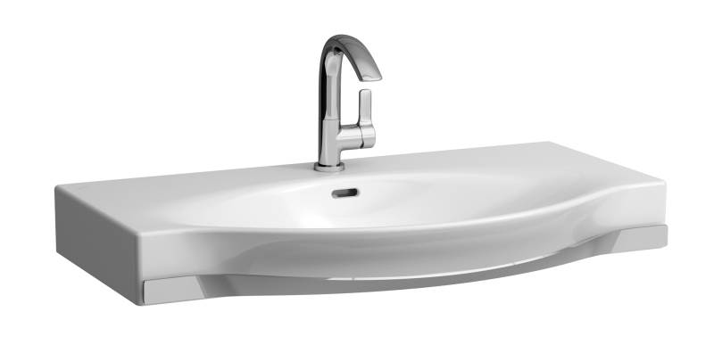 PALACE umyvadlo 90x51 bez držáku na ručník, s otvorem pro baterii   