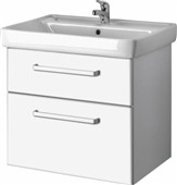 Q MAX 600 S skříňka s umyvadlem bílá vysoký lesk/20