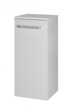 Q MAX SVZ 35 S  vysoká skříň záv. bílá lesk 