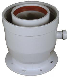REGULUS odkouření příruba 60/100 na 80/125 s odběry - turbo
