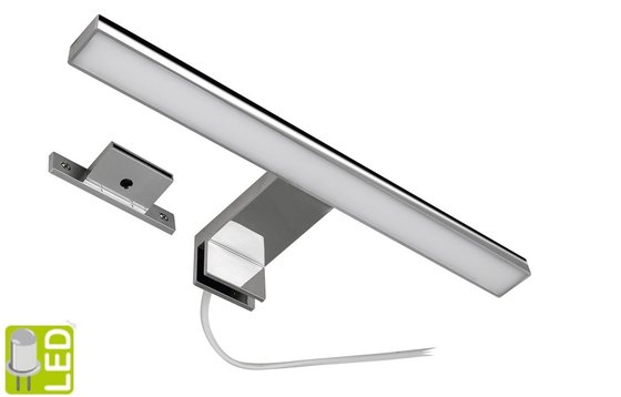 SERAPA LED svítidlo 5W, 230V, 300x40x100mm, plast, chrom  