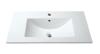 SLIM umyvadlo bílé 90x1,6x46  