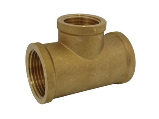 T kus mosazný 3/4" x 1/2"