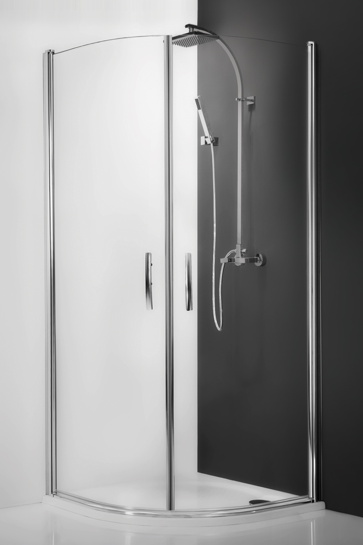 TR 1/1000 sprch.kout elox/čiré výška 185 cm ATYP
