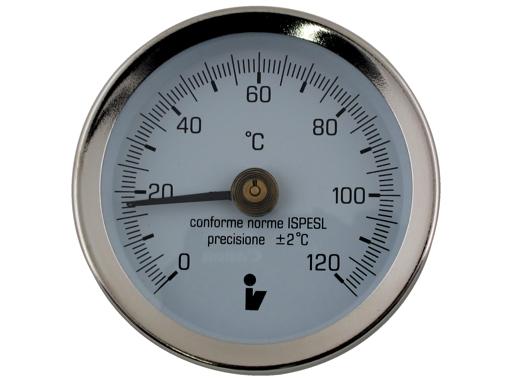 Teploměr příložný DN  63 100 0-120°C TC