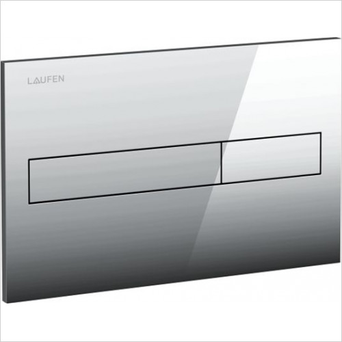 Tlačítko LAUFEN AW1 k podomítkovému modulu Dual Flush matný chrom  