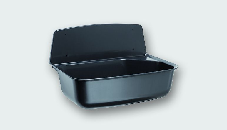 Výlevka plastová HAAS BLACK + (šrouby)