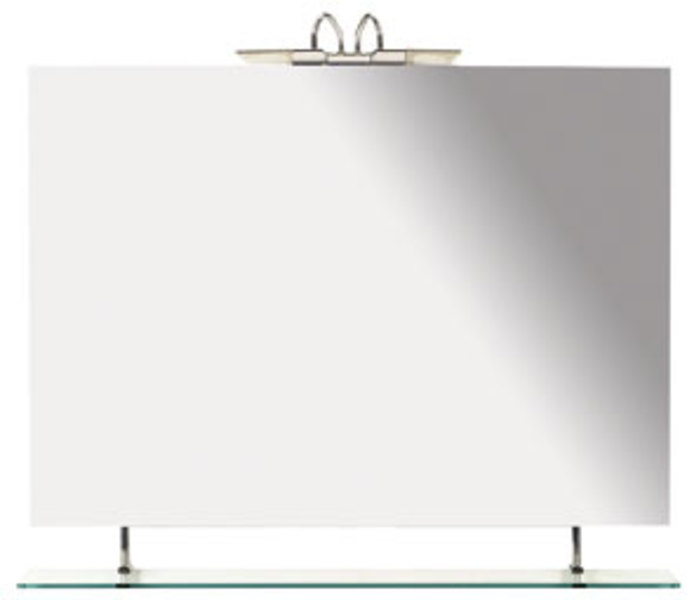 WEGA zrcadlo 50x80 cm, s policí, bez osvětlení